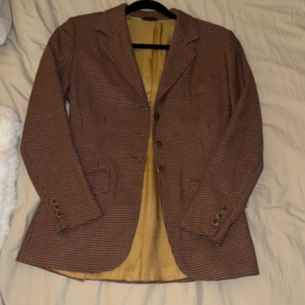 Classic Plaid Women's Blazer